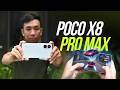 Trên tay POCO X8 Pro Max: pin 8.500 mAh, Dimensity 9500s, màn hình 6,83 inch 3.500 nits