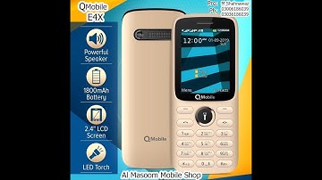 Q Mobile E4x Flash file Cm2 Read 100% Tested Al Masoom Mobile