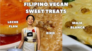 Astig Vegan makes FLAN, BIKO, AND MAJA BLANCA