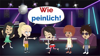 Deutsch lernen | Lisa pinkelt sich ein! | Wortschatz und wichtige Verben