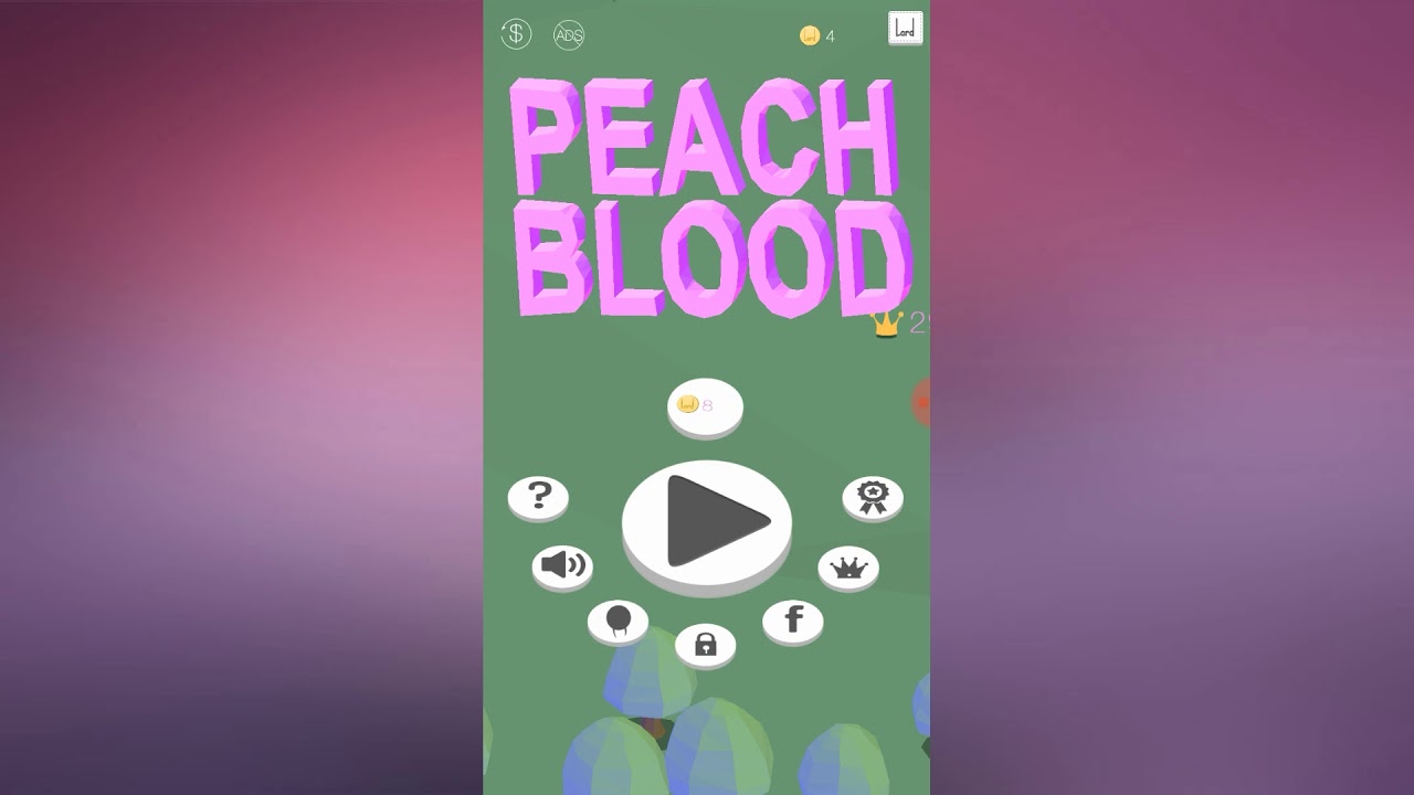 Обзор игры Peach Blood 😋 YouTube
