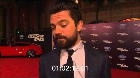 Need for Speed: Dominic Cooper "Dino Brewster" Official Movie Premiere Interview | ScreenSlam