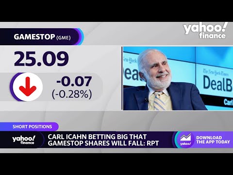 Billionaire carl icahn reportedly betting against gamestop stock