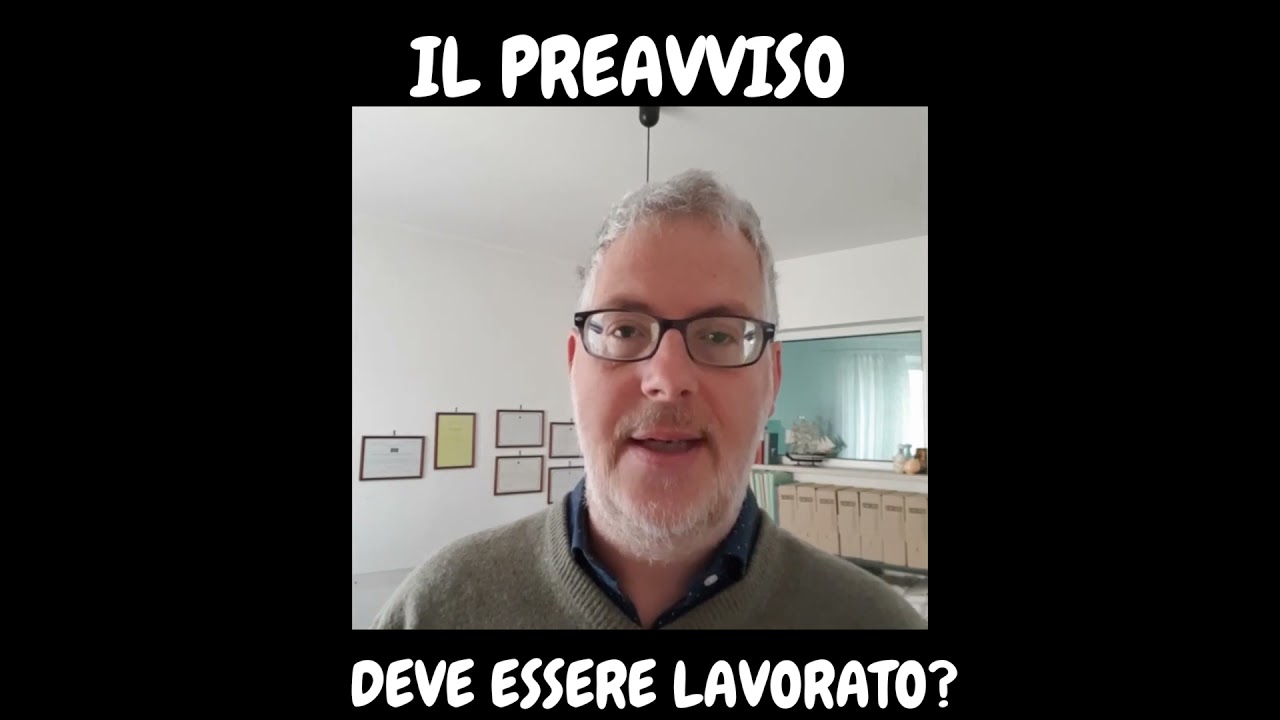 Preavviso di licenziamento.