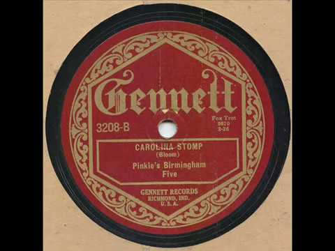 CAROLINA STOMP by PINKIE'S BIRMINGHAM FIVE ON 1925 GENNETT 3208