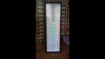 Arduino analog style barometer with WS2812 and BMP085