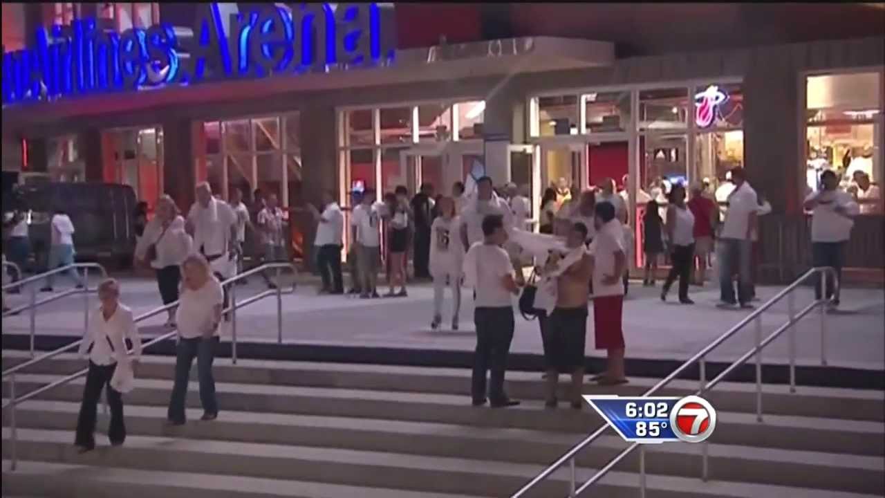June 19, 2013 - WSVN 7 - Dead Wrong Miami Heat Fans Leave Early in Game 6 of the Finals