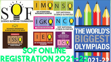 SOF Olympiads Online Registrations 20121-22