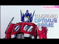 How to draw optimus prime