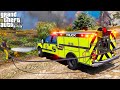 GTA 5 Firefighter Mod Paleto Bay Fire Rescue Ford F-450 Mini Pumper Fighting Brush Fires