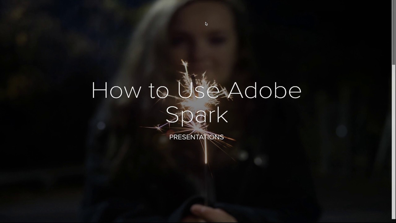 Adobe Spark Tutorial - Presentations