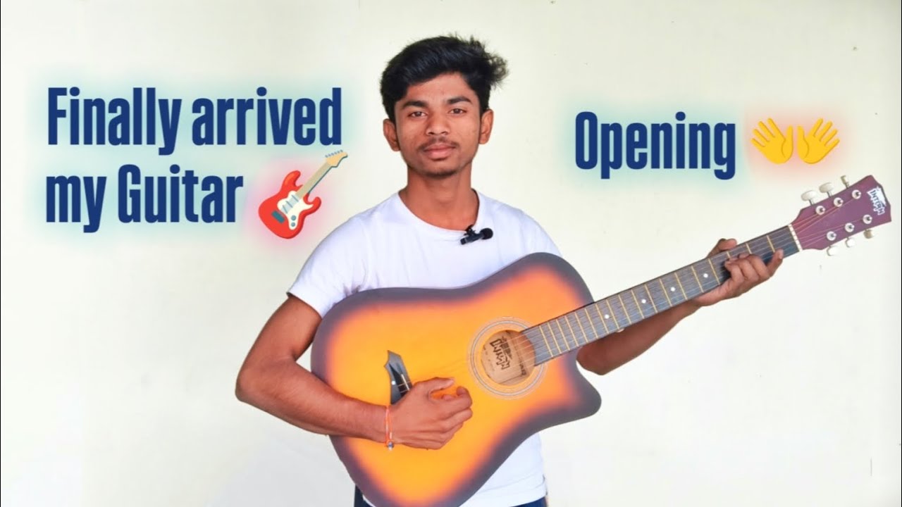 Finally Arrived My Guitar 🎸 |  Intern guitar |Vlog Guitar Unboxing
