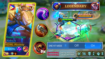 ALDOUS ONE HIT BUILD 2022! NEW BUILD TO BURST AND KILL EVERY HEROES! ALDOUS BEST BUILD 2022 - MLBB
