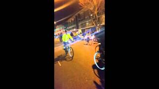 Critical Mass London tribute ride for Alan Cartwright