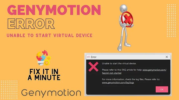 Unable to #start #virtual device | #Genymotion #virtualdevice