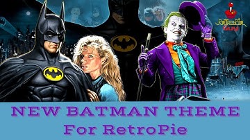 NEW Batman Movie Theme Tour For RetroPie Game Card On Raspberry Pi 4 & 400 - RetroPie Guy