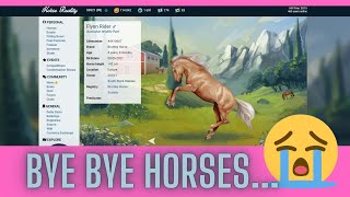 Everything for sale... let's start a FRESH. Horse Reality