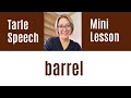 How to Pronounce 🛢 BARREL 🛢 #SHORTS Quick English Pronunciation Mini Lesson