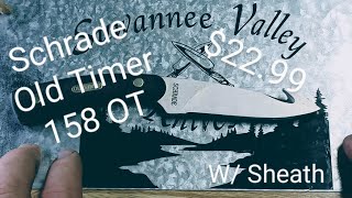 Schrade ( Old Timer) #158OT #knifereview