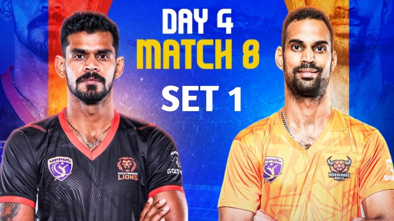 | SET 1 Mujaffarnagar VS Moradabad | Uttar Pradesh Pro Volleyball League | 