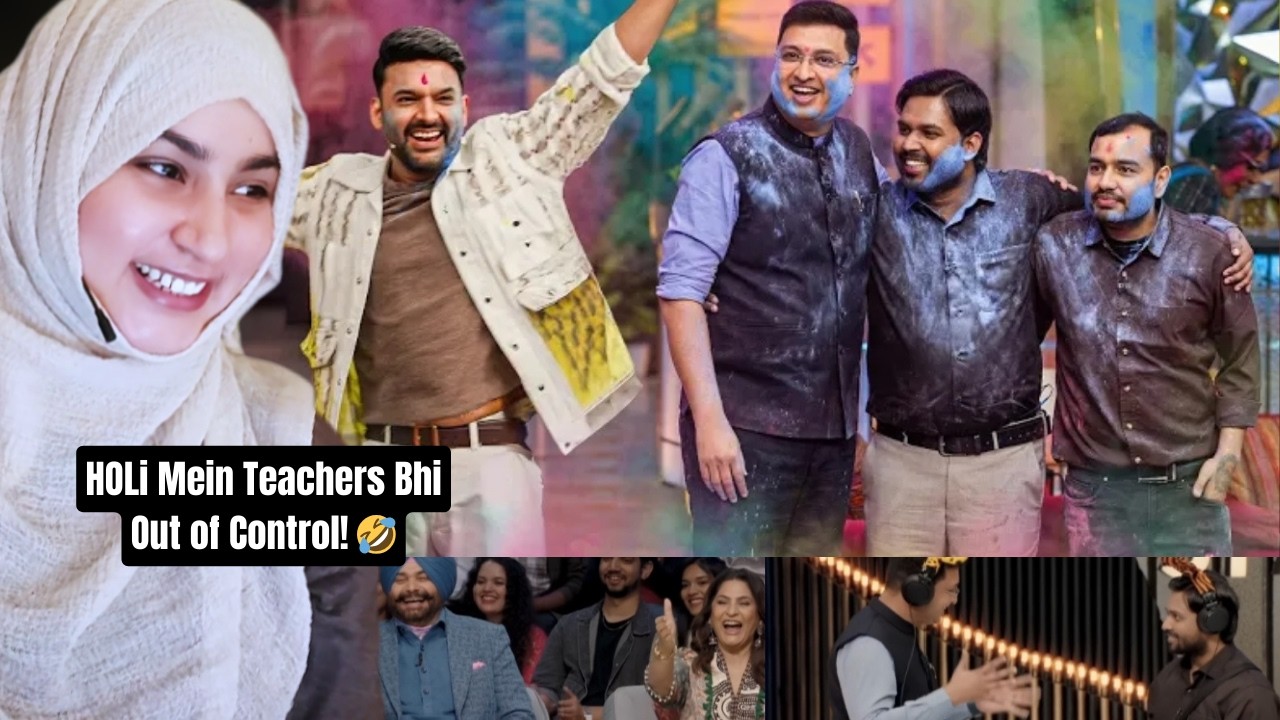 Holi Ki Comedy Pathshala 😂 Khan Sir, NV Sir & Alakh Sir With Kapil Sharma | Crazy Reaction 🔥