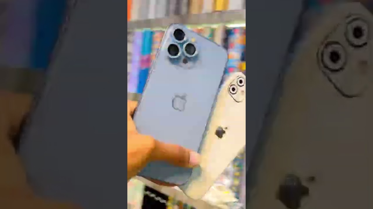 BLUE COLOUR DESIGN LAMINATION IPHONE 13 PRO DESIGN