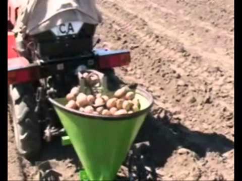 Картофелесажалка для минитрактора МТЗ 132 - YouTube