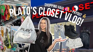 PLATO'S CLOSET VLOG: Y2K Thrift Finds/Haul + Payout | @nikkivasil