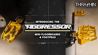 Thrashin Supply® Spiked Aggressor Foot Pegs & Mini Floorboards | Dyna, Sportster, Touring, Softails