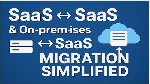 Seamless Data Moves Master SaaS-to-SaaS & On-Prem to Cloud Migration Like a Pro 🚀