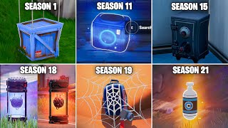 Evolution of All Loot Containers in Fortnite (Chapter 1 Season 1 - Chapter 3 Season 4)