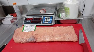 How to remove fats and silver skin in striploin