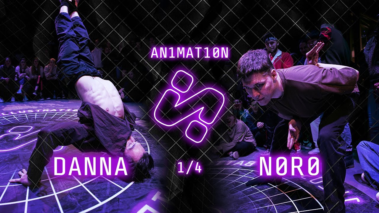 Noro vs Danna Animation 1/4 Illustration Illusion battle 2021