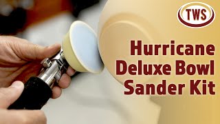 Using The Hurricane Bowl Sanding Kit To Easily Sand A Bowl - The Woodturning Store