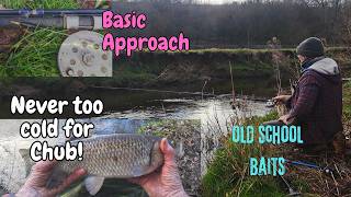Winter Chub fishing made simple! Small stream roving for pleasure! #ukcoarse fishing