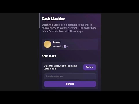 Cash Machine | TapSwap Code | Turn Your Phone into a Cash Machine with ...