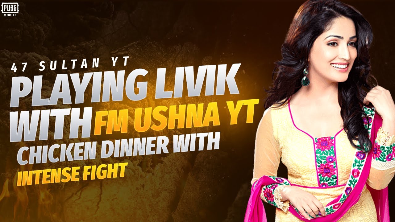 🔥Playing Livik With @FM USHNA YT 💕| Full Jugtain 🤣 | PJ Sultan YT | PUBGM