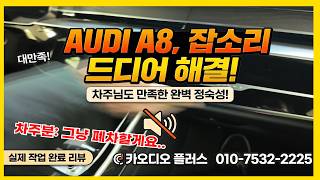 찌그덕 소리 때문에 폐차 고민하신다는 아우디A8 차주분 잡소리 제거 후 광명을 찾았습니다.... 차 소음 제거 후기
