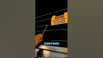 How do electric fences work? ⚡😳 #shorts #facts #sciencefacts