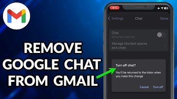 How To Remove Google Chat From Gmail