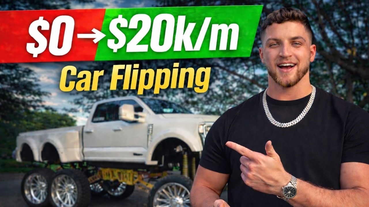 Как зарабатывать 20 000 долларов в месяц, перепродавая автомобили в 2026 году (новая модель)