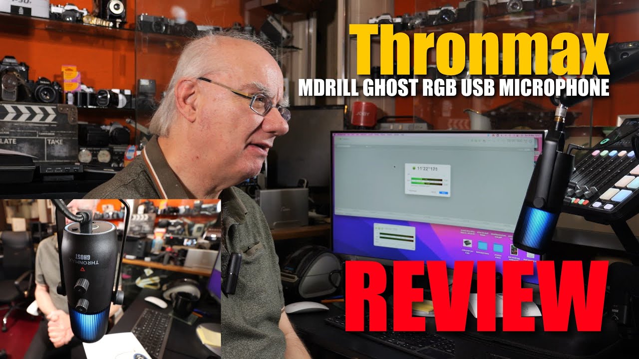 Thronmax Mdrill Ghost RGB USB Microphone Review - YouTube
