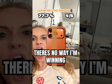 CLEAN THE PHONE CHALLENGE #foryou #filter #trending
