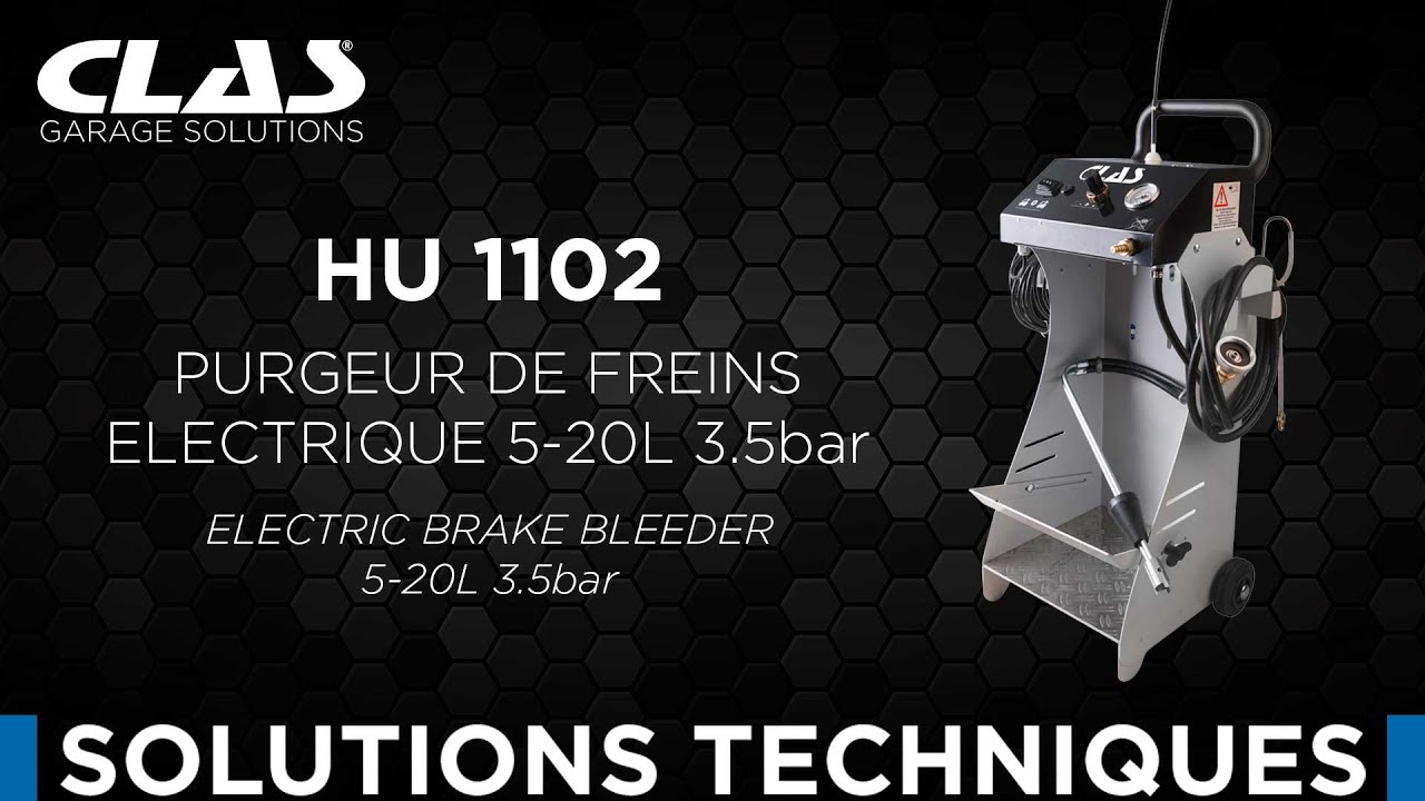 PURGEUR DE FREINS ELECTRIQUE 5-20L 3.5bar (HU 1102) 