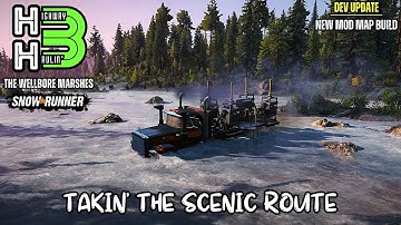 First Mission Test - New Highway Haulin Mod Map - Snowrunner