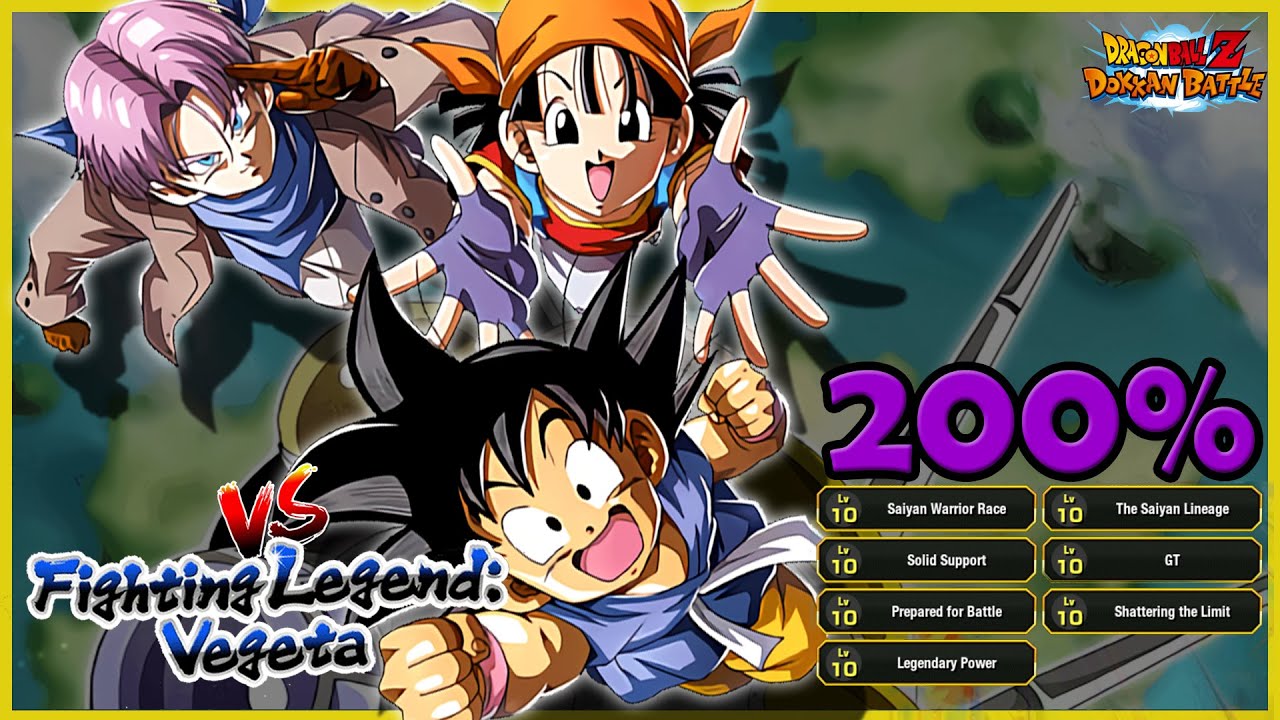 MORE BUFFS FOR PANS TEAM! EZA LR INT GT GOKU, PAN, TRUNKS MAX LINKS 200