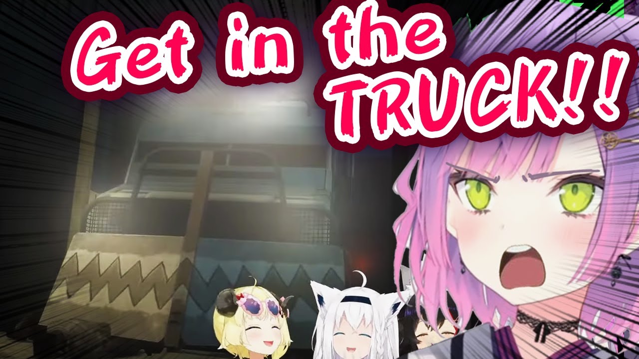 Towa Yells At Her Team To "Get In THE TRUCK!"【ENG Sub/Hololive】