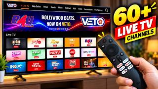 60+ LIVE TV Channels on Smart TV 🔥 | Best Live TV App for Smart TV - VETO OTT App screenshot 1