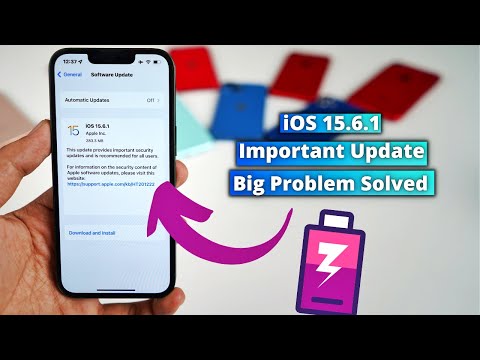 iOS 15.6.1 Released | Very Important Update | Battery Problem Solved