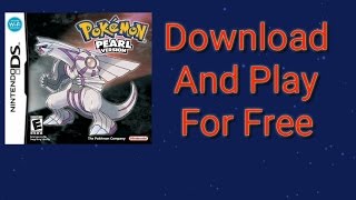Pokemon Pearl Rom : Free : Android (Emulator) screenshot 5